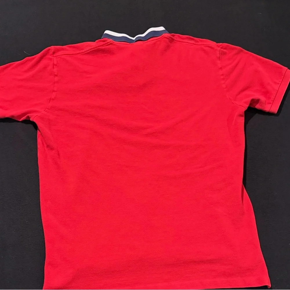 Polo By Ralph Lauren Large Blue Big Pony Red Short Sleeve Mens XL